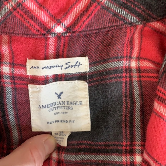 (X2 )American eagle Ahh-mazingly soft plaid long sleeved shirts - Picture 3 of 3